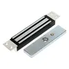EMAGNET Bevésős síkmágnes 180kg tartóerő 12/24Vdc 184x30,5x22,5mm IP42 tolóajtókhoz