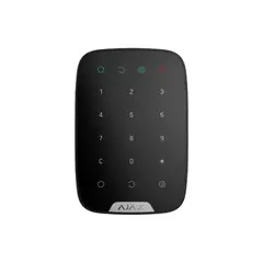AJAX SYSTEMS Ajax KeyPad vezeték nélküli érintés vezérelt billentyűzet, központ élesítése tiltása, részleges- élesítés / tiltás, pánik risztás, LED visszajelzés, fekete