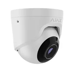 AJAX SYSTEMS Ajax IP dome kamera, 5 MP, 4 mm, 2880 x 1620 PX, WDR, @ 25 fps (3K UHD) (8EU) ASP, fehér