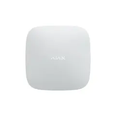 AJAX SYSTEMS Ajax Hub vezetéknélküli riasztóközpont (HUB) beépített LAN és GSM / GPRS kommunikátorral, 100 vezetéknélküli eszköz, 9 partíció, 10 IP kamera és 50 felhasználó kezelése. Beépített akkumulátor, fehér