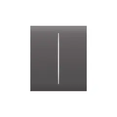 AJAX SYSTEMS Ajax LightSwitch CenterButton (2-gang) Vertical gomb középső, kapcsolós sorolókerethez, szürke