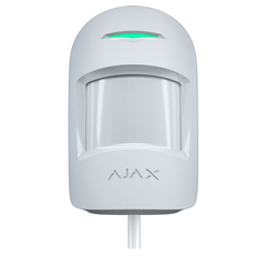 AJAX SYSTEMS Ajax CombiProtect vezetékes PIR mozgásérzékelő üvegtörésérzékelővel 12 m PIR, üvegtörés 9 m hatótáv, fehér