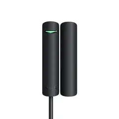 AJAX SYSTEMS Vezetékes nyitásérzékelő, külső kontaktus fogadása, rezgésérzékelő, dőlésérzékelő, fekete