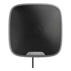 AJAX SYSTEMS Ajax StreetSiren Fibra vezetékes kültéri riasztó, fekete színű