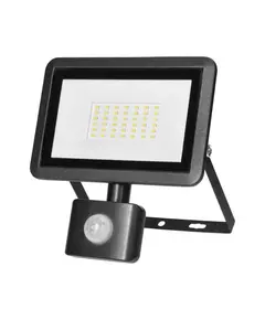 ORNO BULLED S LED-es f&eacute;nysz&oacute;r&oacute; PIR mozg&aacute;s&eacute;rz&eacute;kelővel, 10W 800lm, IP44