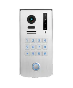 HONNOR SECURITY Vide&oacute; kaputelefon 1 h&iacute;v&oacute;gombos k&uuml;lt&eacute;ri egys&eacute;g vand&aacute;lbiztos, nyom&oacute;gombos k&oacute;dz&aacute;ras, 110&deg; 1080P CMOS kamer&aacute;val, IP66 v&eacute;delem