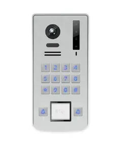 HONNOR SECURITY Video kaputelefon 2 h&iacute;v&oacute;gombos k&uuml;lt&eacute;ri egys&eacute;g, vand&aacute;lbiztos, nyom&oacute;gombos k&oacute;dz&aacute;ras, k&aacute;rtyaolvas&oacute;s, 110&deg; 1080P CMOS kamer&aacute;val, IP66