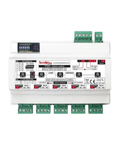 TECNOFIRE Címezhető modul, öt felügyelt fizikai / logikai egységgel