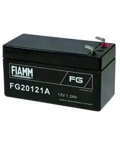 FIAMM FG20121A, FIAMM pr&eacute;mium akkumul&aacute;tor, 12V/1,2Ah, 0,5 kg, h: 97 sz: 43 m: 51mm