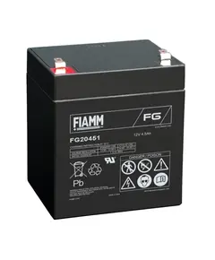 FIAMM FG20451, FIAMM pr&eacute;mium akkumul&aacute;tor, 12V/4,5Ah, 1,5 kg, h: 90 sz: 70 m: 101mm