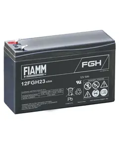 FIAMM 12FGH23Slim, FIAMM pr&eacute;mium akkumul&aacute;tor, 12V/5Ah, 2 kg, h: 151 sz: 51 m: 95mm