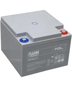 FIAMM 12FGL27, FIAMM pr&eacute;mium akkumul&aacute;tor, 12V/27Ah, 8,8 kg, h: 166 sz: 175 m: 125mm