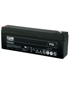 FIAMM FG20201, FIAMM pr&eacute;mium akkumul&aacute;tor, 12V/2Ah, 0,8 kg, h: 178 sz: 35 m: 60mm