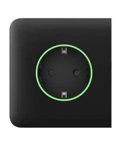 AJAX SYSTEMS Ajax SideCover (smart) ASP fekete/fekete előlap smart aljzathoz Outlet (F t&iacute;pus)