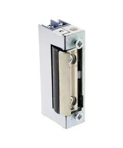 JIS Elektromos zár, ellenoldal, zárfogadó, fordított üzemű (feszültségre zár), keskeny, kisáramú 12V DC/300mA, folyamatos üzem 40 Ω