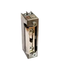 JIS Elektromos zár, ellenoldal, zárfogadó. Külső tűs memóriás, keskeny, 12/24V AC/DC, 12V/0,6A - 24 V/1,1A , impulzusos, normál, átfordítható, R=20 Ω