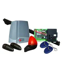 PROTECO Tolókapu mozgató szett eredeti PROTECO motorral, és TECNO kiegészítőkkel, 500kg-os  kapuig, 4m CRV6 fogasléccel 230V-os