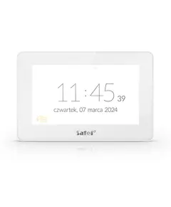 SATEL 7" &eacute;rintők&eacute;pernyős kezelő, feh&eacute;r, Mifare hiteles&iacute;t&eacute;s