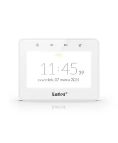 SATEL 4.3" &eacute;rintők&eacute;pernyős kezelő, feh&eacute;r, Mifare hiteles&iacute;t&eacute;s