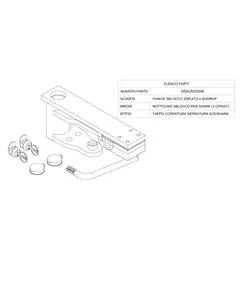 PROTECO Nyitószerkezet  110° SHARK földbe rejtett motorhoz