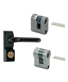 ASSA ABLOY Külső kilincs és cilinder a Composit zárakhoz NF9500/9501/9505/9506/9508/9509, fehér, ISO9001
