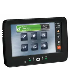 DSC NEO Pro &eacute;rintők&eacute;pernyős billentyűzet, Angol/Orosz/Rom&aacute;n/Magyar, Pro sorozat, fekete