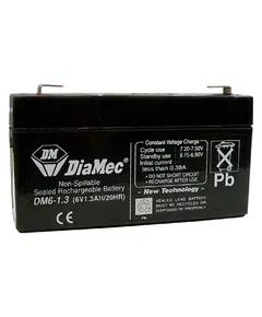 DIAMEC AGM akkumul&aacute;tor, 6V / 1,3Ah, z&aacute;rt, gondoz&aacute;smentes