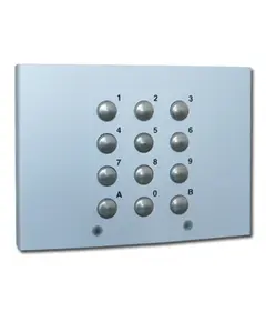 FARFISA ACI FARFISA Numerikus billentyűzet, MODY dobozba szerelhető kaputelefonokhoz, rozsdamentes ac&eacute;l h&aacute;zban alum&iacute;nium előlappal &eacute;s gombokkal, 2 rel&eacute; k