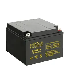 HONNOR SECURITY AGM akkumul&aacute;tor, 12V / 26Ah, z&aacute;rt, gondoz&aacute;smentes