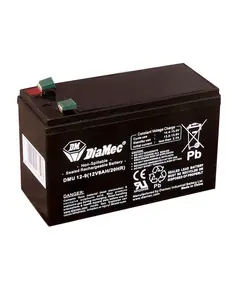 DIAMEC AGM akkumul&aacute;tor, 12V / 9Ah, z&aacute;rt, gondoz&aacute;smentes 