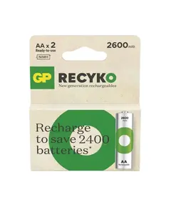 GP ReCyko t&ouml;lthető elem, AA, 1,2V / 2600mAh, nikkel-met&aacute;l-hidrid