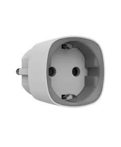 AJAX SYSTEMS Vezeték nélküli vezérlehető dugaszolóaljzat, teljesítmény figyeléssel, fehér