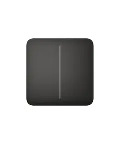 AJAX SYSTEMS Ajax SoloButton (2-gang) k&eacute;t kapcsol&oacute;s gomb, fekete