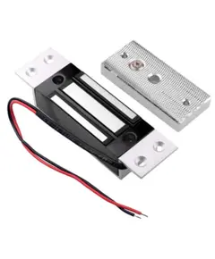 HONNOR SECURITY Mini beépített elektromágneses ajtózár, tartóerő: 60kg, zár mérete: 80 x 33 x 19 mm, tápellátás: DC12V / DC24V