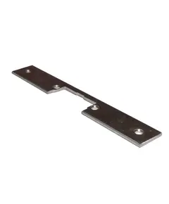 NUOVAFEB Elektromos zár ellenoldal homloklemez, sima, rövid, a 16160/1, 16161/1, 16162/1, 16163/1 -hez