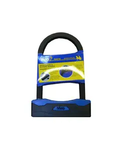 VIRO U-zár,motorkerékpárokhoz, egy darabból álló horganyzott acél zártest