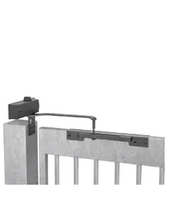 ASSA ABLOY DC680G-9004 – Prémium fogasléces kültéri ajtóbehúzó, kapucsukó csúszósínnel 600 mm és 1400 mm közötti szélességű kapuszárnyakhoz. EN1-3, fekete