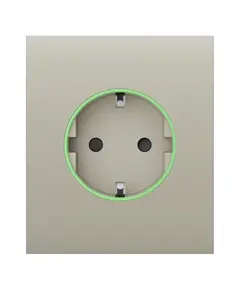 AJAX SYSTEMS Ajax CenterCover (basic) előlap Outlet (type F) intelligens aljzathoz, elef&aacute;ntcsont