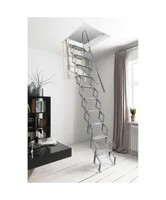 FANTOZZI ACI ALLUMINIO automata nyitású hőszigetelt tetőfeljáró, csapónyílás: 90x72 - 100x72, magasság: 276/300, ajtó vastagság: 18/40