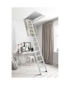 FANTOZZI ACI TRE kézi nyitású három részes padlásfeljáró BASIC kivitelben, csapónyílás: 150x70 - 150x100, magasság: 346/365, ajtó vastagság: 18/28