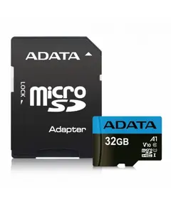 ADATA SD k&aacute;rtya, 32GB, 100 MB/s olvas&aacute;si sebess&eacute;g, 25 MB/s &iacute;r&aacute;si sebess&eacute;g, adapterrel