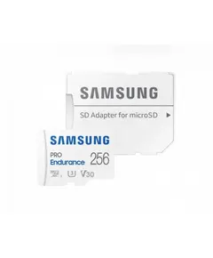 SAMSUNG SD k&aacute;rtya, 256GB, 100MB/s olvas&aacute;si sebess&eacute;g, 40MB/s &iacute;r&aacute;si sebess&eacute;g, adapterrel