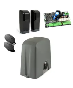 PROTECO Rack-vezérelt tolókapu nyitó motor, 400kg kapusúly, 420N tolóerő, 24V tápfeszültség, IP44 védelem, mechanikus végálláskapcsoló, Q20S vezérléssel