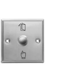 HONNOR SECURITY Nyom&oacute;gomb, s&uuml;llyesztett szerel&eacute;sű, rozsdamentes, kiengedőgomb 86x86x38 mm