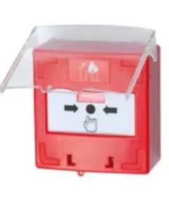 HONNOR SECURITY HS-K9RG-A DPDT Vissza&aacute;ll&iacute;that&oacute; V&eacute;szkij&aacute;rat Kiold&oacute; Nyom&oacute;gomb &ndash; 2 Csoport NO/NC/COM, piros