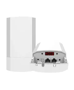 GENATA CPE Kültéri vezetéknélküli rádiós jelátvivő, átlövő 2km, 100Mbps+digitális kijelző