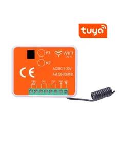 TIGERMAT TM-YET402WTR-MF univerzális vevő RX Multi Wifi 2 csatornával 433-868 MHz, Tuya alkalmazással is működtethető