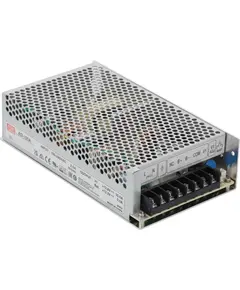 MEAN WELL T&aacute;pegys&eacute;g,  kapcsol&oacute;&uuml;zemű akkumul&aacute;tort&ouml;ltővel, bemenet: 88-264VAC, 124-370VDC. Kimenet 10.5A/13.8 VDC, 12-14.5VDC