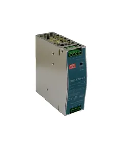 MEAN WELL DIN s&iacute;nes t&aacute;pegys&eacute;g. T&aacute;pfesz&uuml;lts&eacute;g: 90&divide;264VAC / 127&divide;370VDC. Kimeneti fesz&uuml;lts&eacute;g: 5A/24VDC.