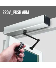 TIGERMAT HONNOR SECURITY HS-ED100 PUSH külsőnyitású távirányítóval és kontaktussal vezérelhető automata lengőajtó nyitó 2 db távirányítóval